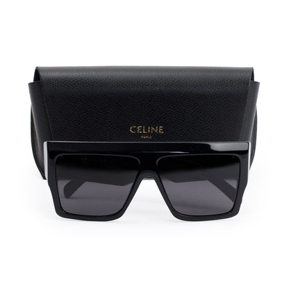 Celine CL400921 Black Oversized Square Sunglasses