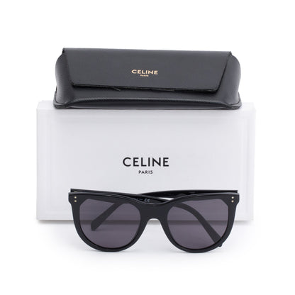 Celine CL401491 Black Acetate Cat-Eye Sunglasses