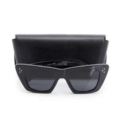 Celine CL401871 Black Acetate Cat-Eye Sunglasses
