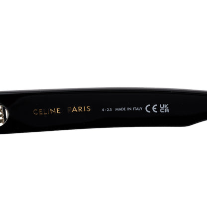 Celine CL40194U Black Acetate Triomphe 01 Oval Sunglasses