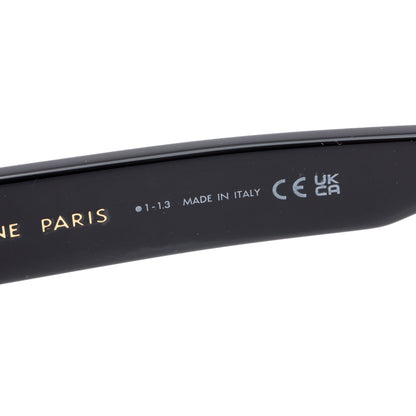 Celine CL40194U Black Acetate Triomphe 01 Oval Sunglasses