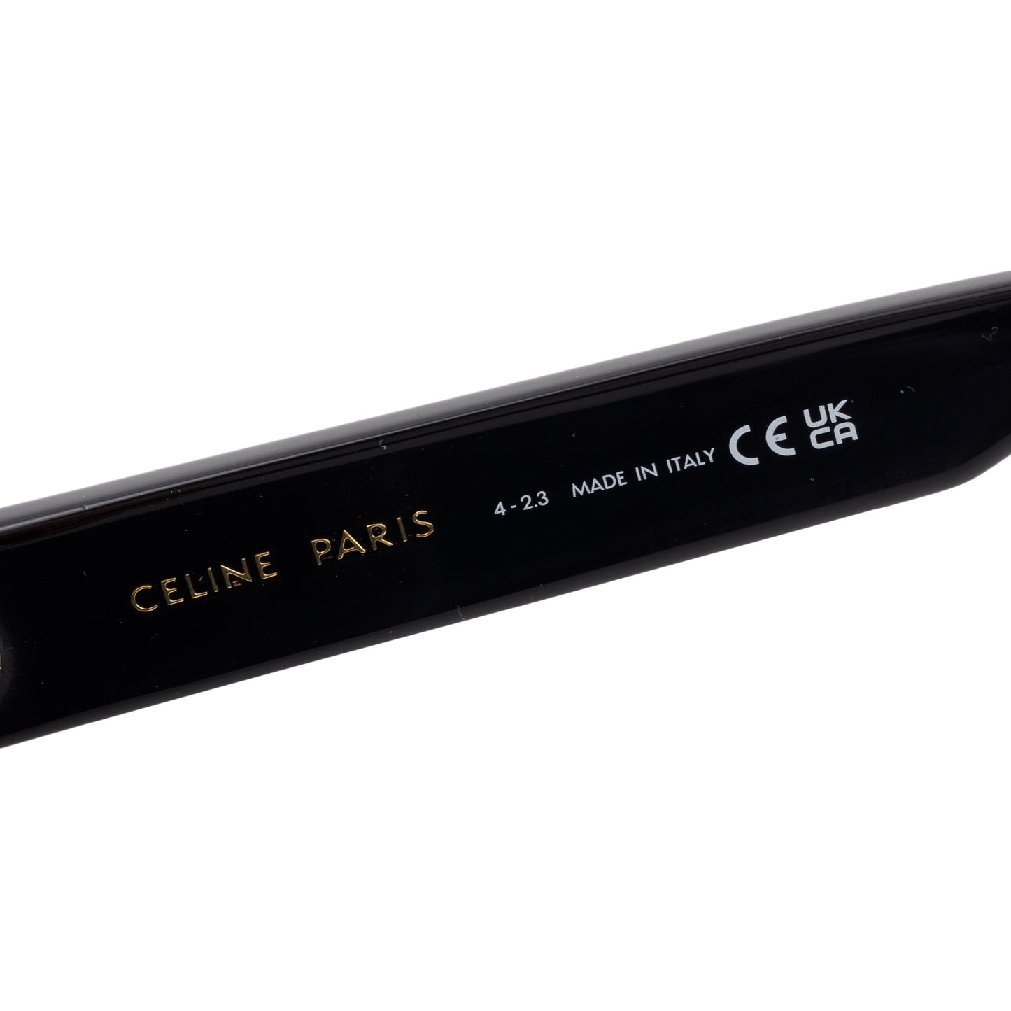 Celine CL40194U Black Acetate Triomphe 01 Oval Sunglasses