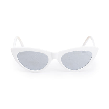 Celine CL4019IN White Acetate Cat Eye Sunglasses