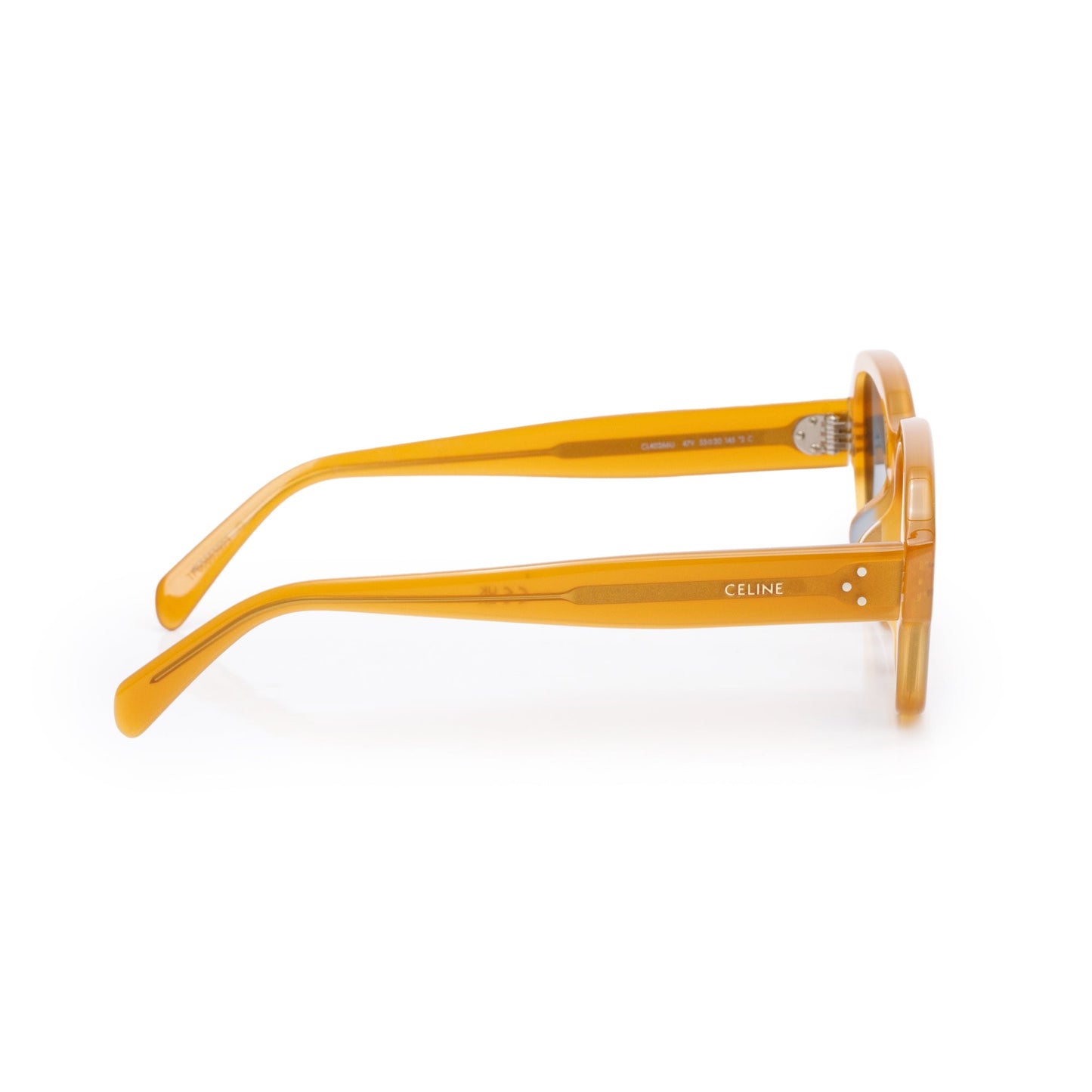 Celine CL40266U Brown Acetate Bold 3 Dots Frame 42 Sunglasses