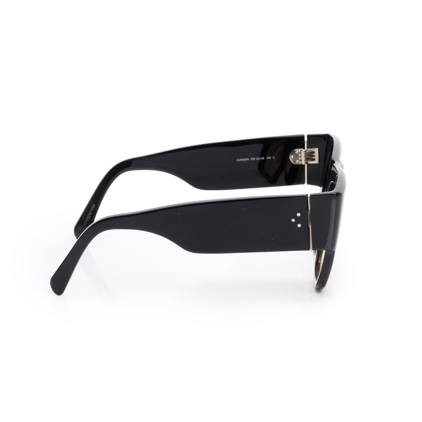 Celine CL4056IN Black Acetate Square Shield Sunglasses