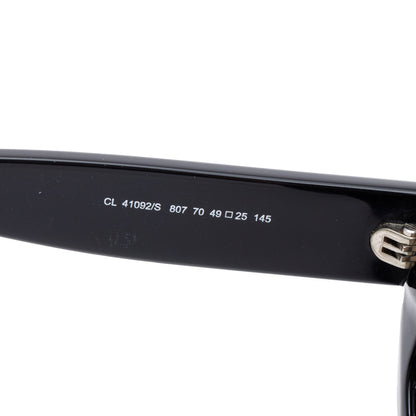 Celine CL41092/S Black Acetate Oval Sunglasses