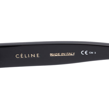 Celine CL41092/S Black Acetate Oval Sunglasses