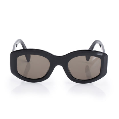Celine CL41092/S Black Acetate Oval Sunglasses