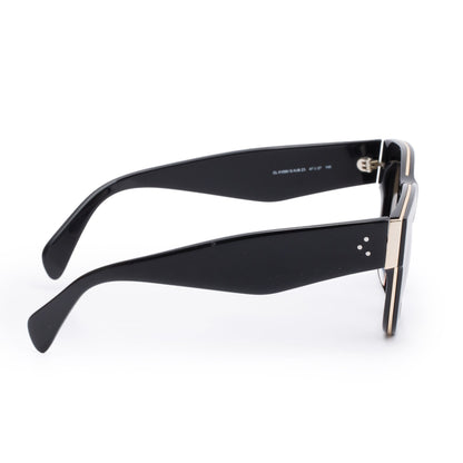 Celine CL41095/S Black Acetate Round Sunglasses