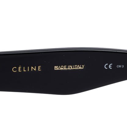 Celine CL41095/S Black Acetate Round Sunglasses
