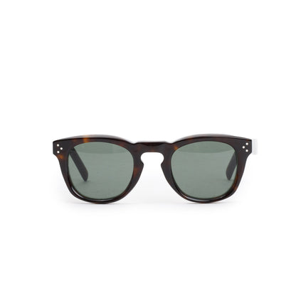 Celine CL41371/S Havana Acetate Round Sunglasses