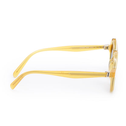 Celine CL41436/S Brown Acetate Thin Ella Round Sunglasses