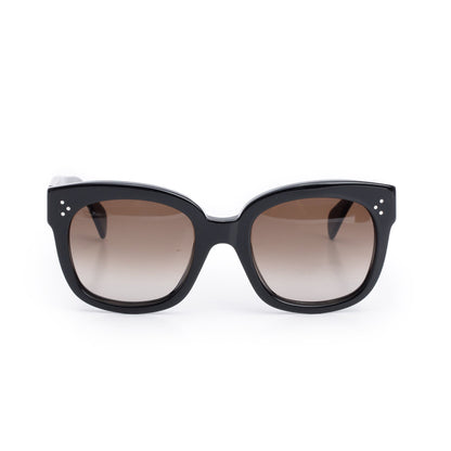 Celine CL41805/S Black Acetate Oversized Sunglasses
