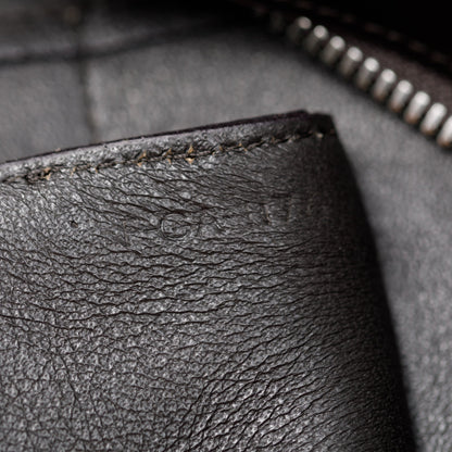 Celine Grey Smooth Calfskin Leather Mini Belt Bag