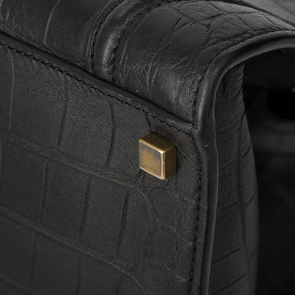 Celine Medium Embossed Luggage Phantom Tote