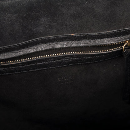 Celine Medium Embossed Luggage Phantom Tote