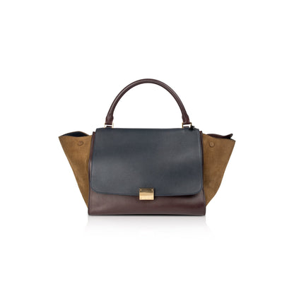 Celine Medium Tricolor Trapeze Bag