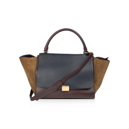 Celine Medium Tricolor Trapeze Bag