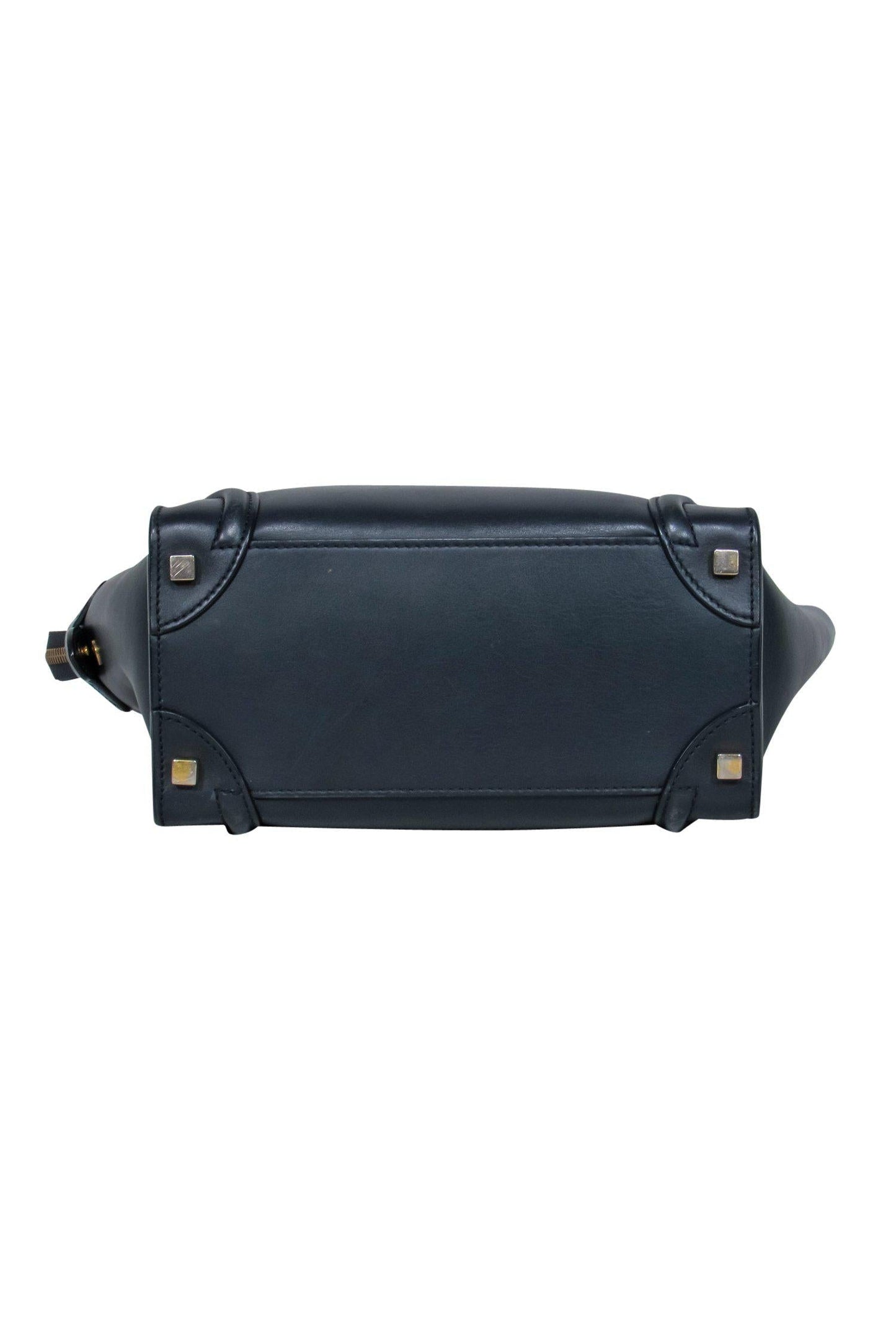 Luxury CELINE - Navy Leather âMicro Luggageâ Handbag