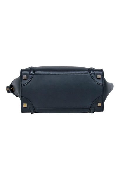 Luxury CELINE - Navy Leather âMicro Luggageâ Handbag
