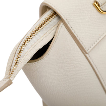 Celine Neutral Leather Micro Belt Bag