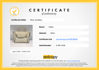 Celine Neutral Leather Micro Belt Bag