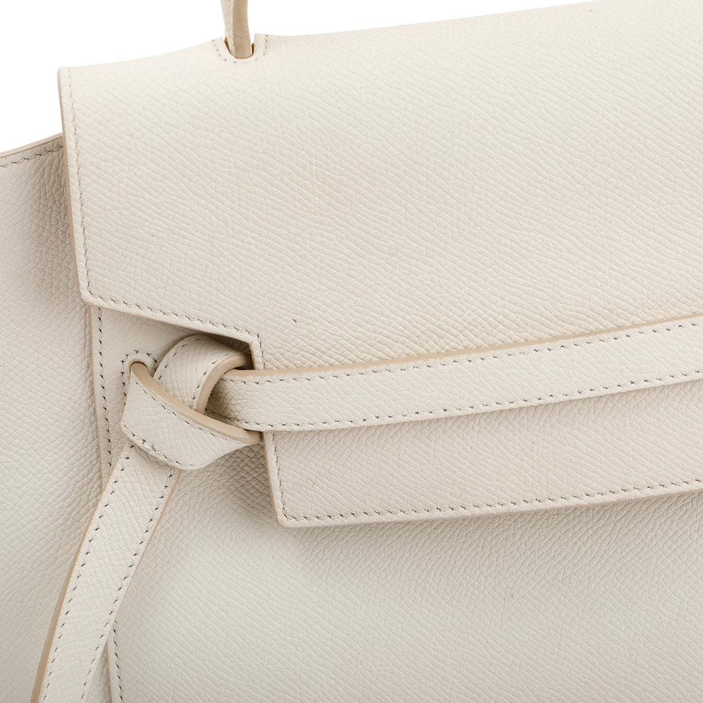 Celine Neutral Leather Micro Belt Bag