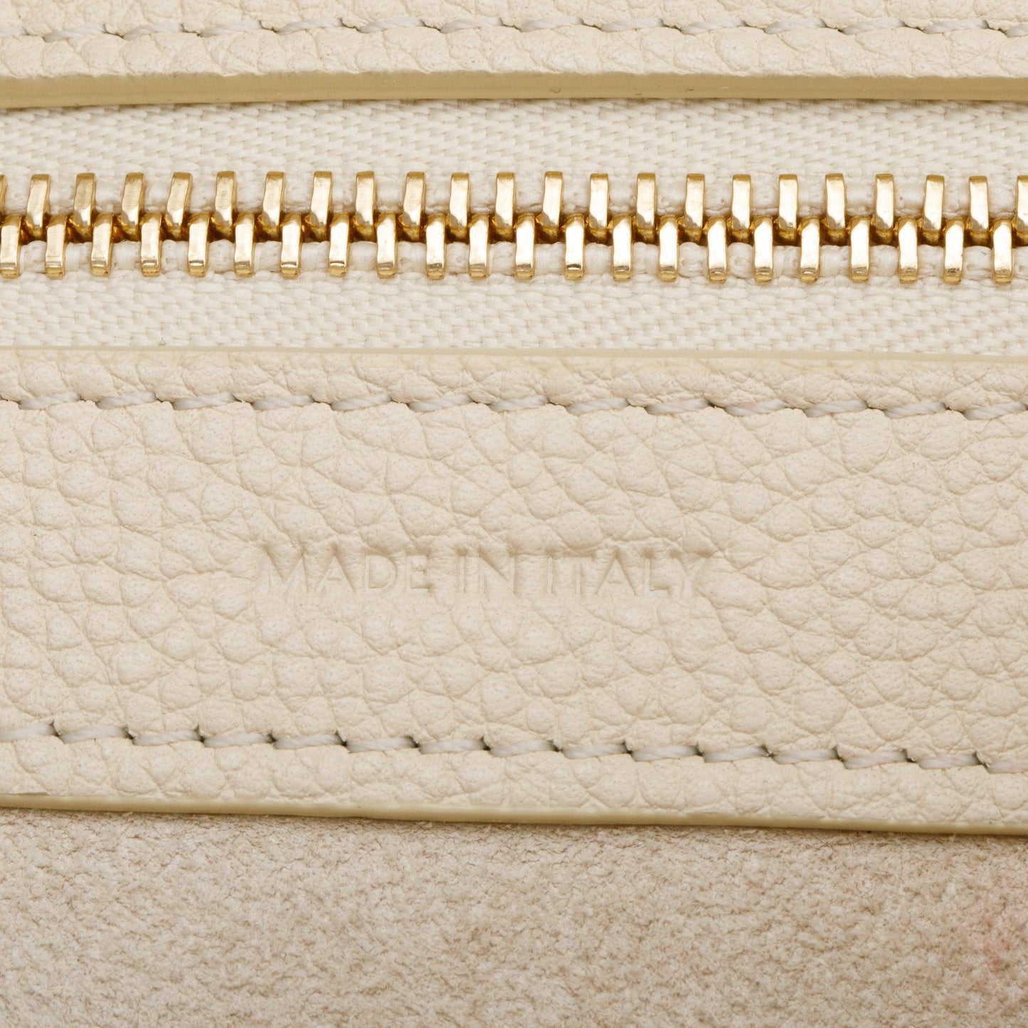 Celine Neutral Soft Grained Calfskin Small Cabas Phantom Tote