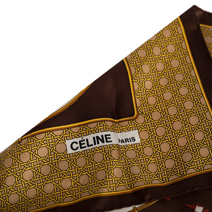 Celine Printed Silk Scarf