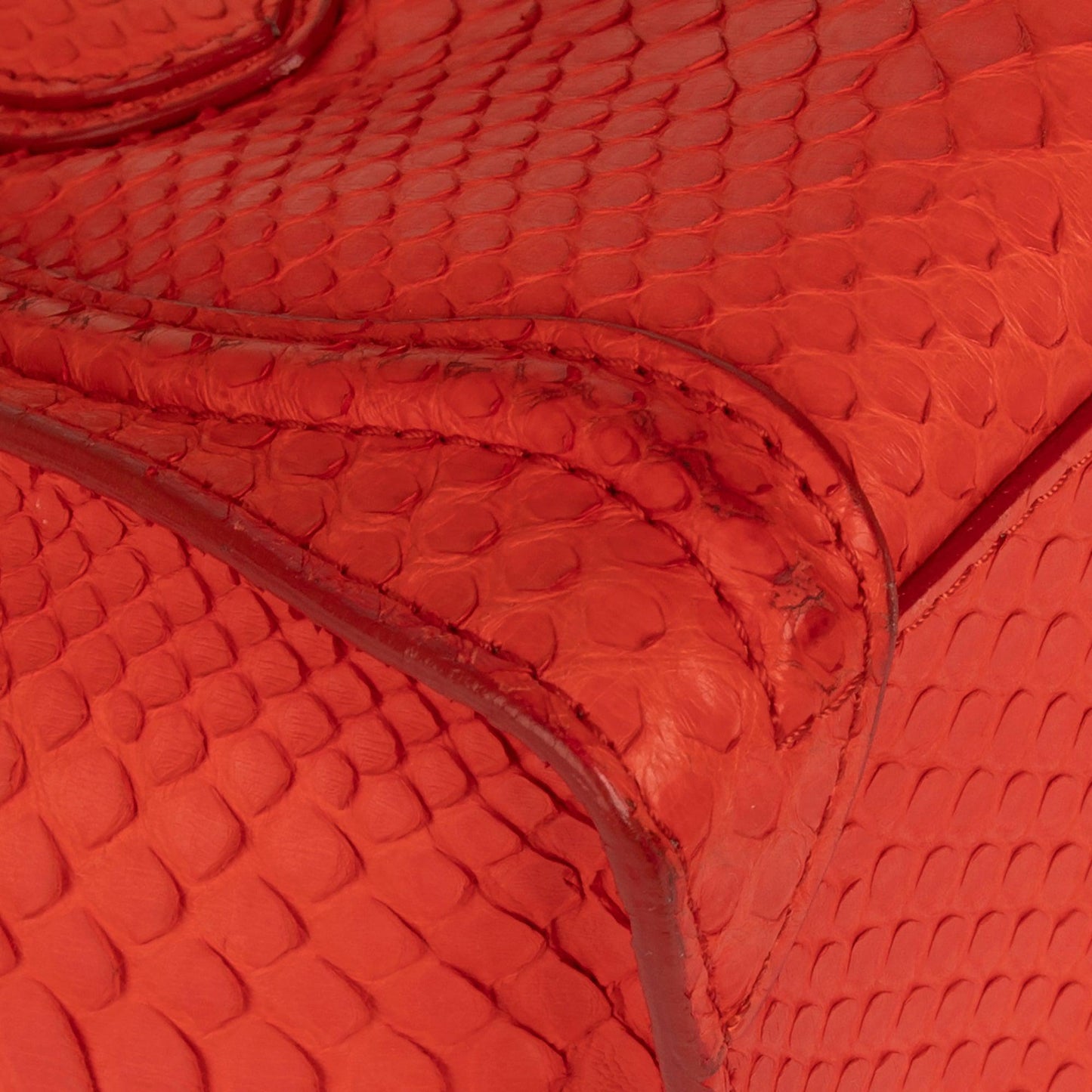 Celine Python Nano Luggage Tote