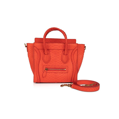 Celine Python Nano Luggage Tote