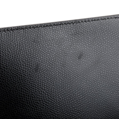Celine Small Black Grained Calfskin Leather Vertical Cabas Tote