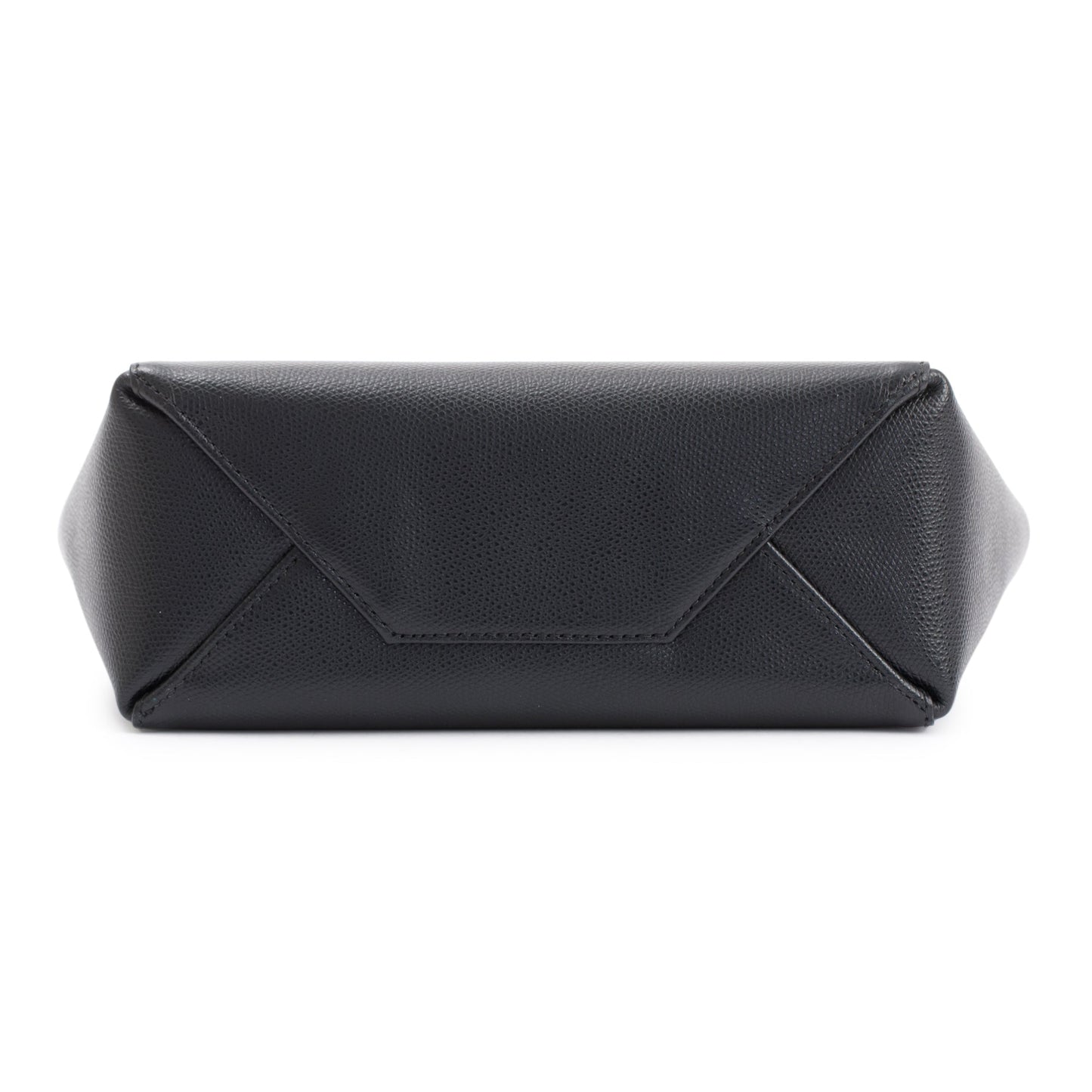Celine Small Black Grained Calfskin Leather Vertical Cabas Tote