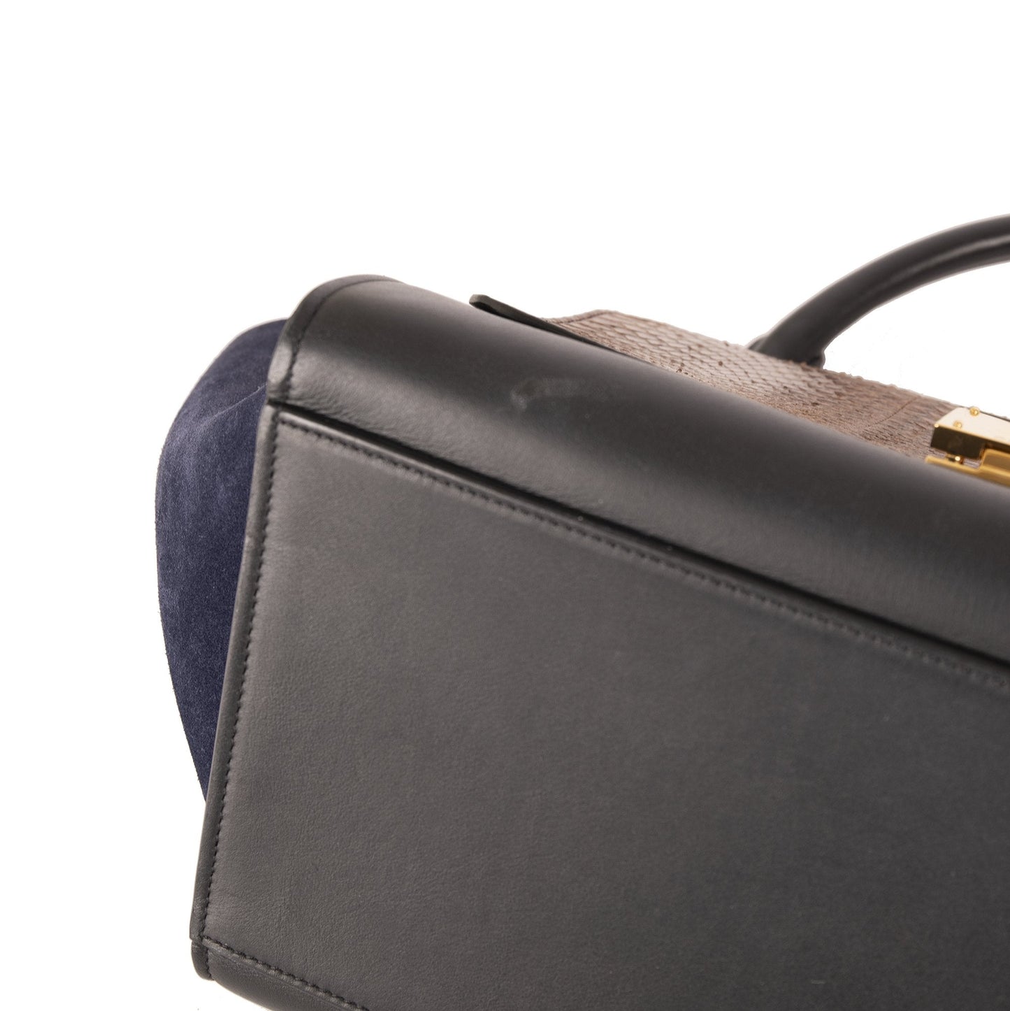 Celine Small Python Trapeze Bag