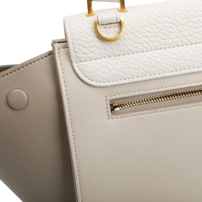 Celine Small Tricolor Leather Trapeze Bag