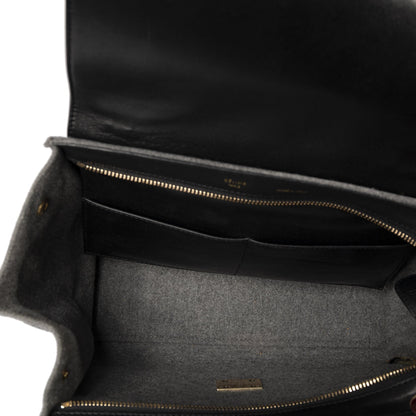 Celine Small Wool Trapeze Bag
