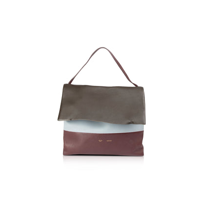 Celine Tricolor All Soft Shoulder Tote
