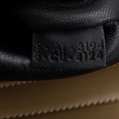Celine Tricolor Calfskin Leather and Suede Medium Trapeze Bag