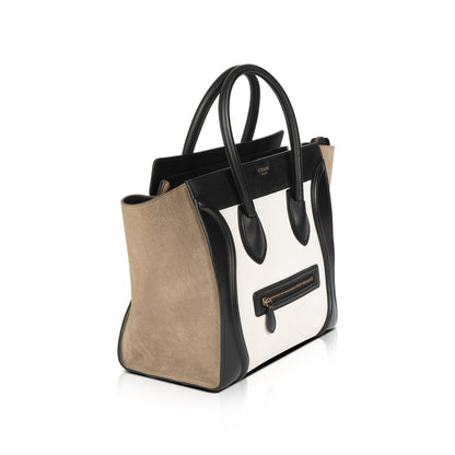 Celine Tricolor Mini Luggage Tote
