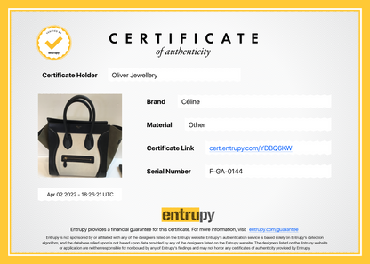 Celine Tricolour Leather & Canvas Mini Luggage Tote