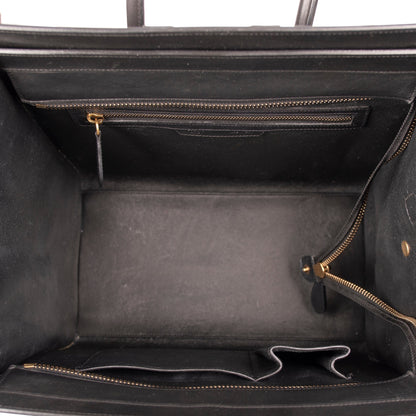 Celine Tricolour Leather & Canvas Mini Luggage Tote