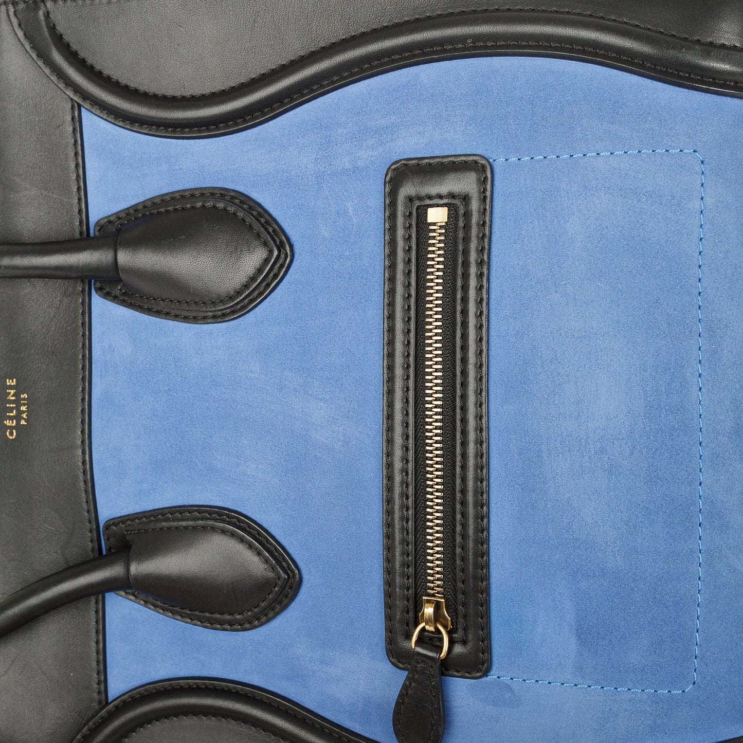 Celine Tricolour Mini Luggage Tote