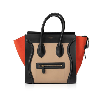 Celine Tricolour Mini Luggage Tote