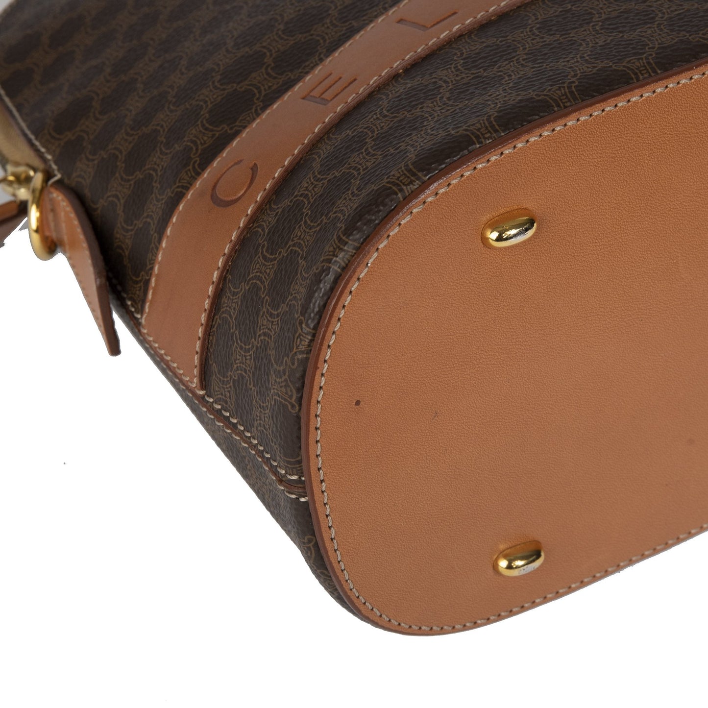 Celine Vintage Macadam Triomphe Dome Bag