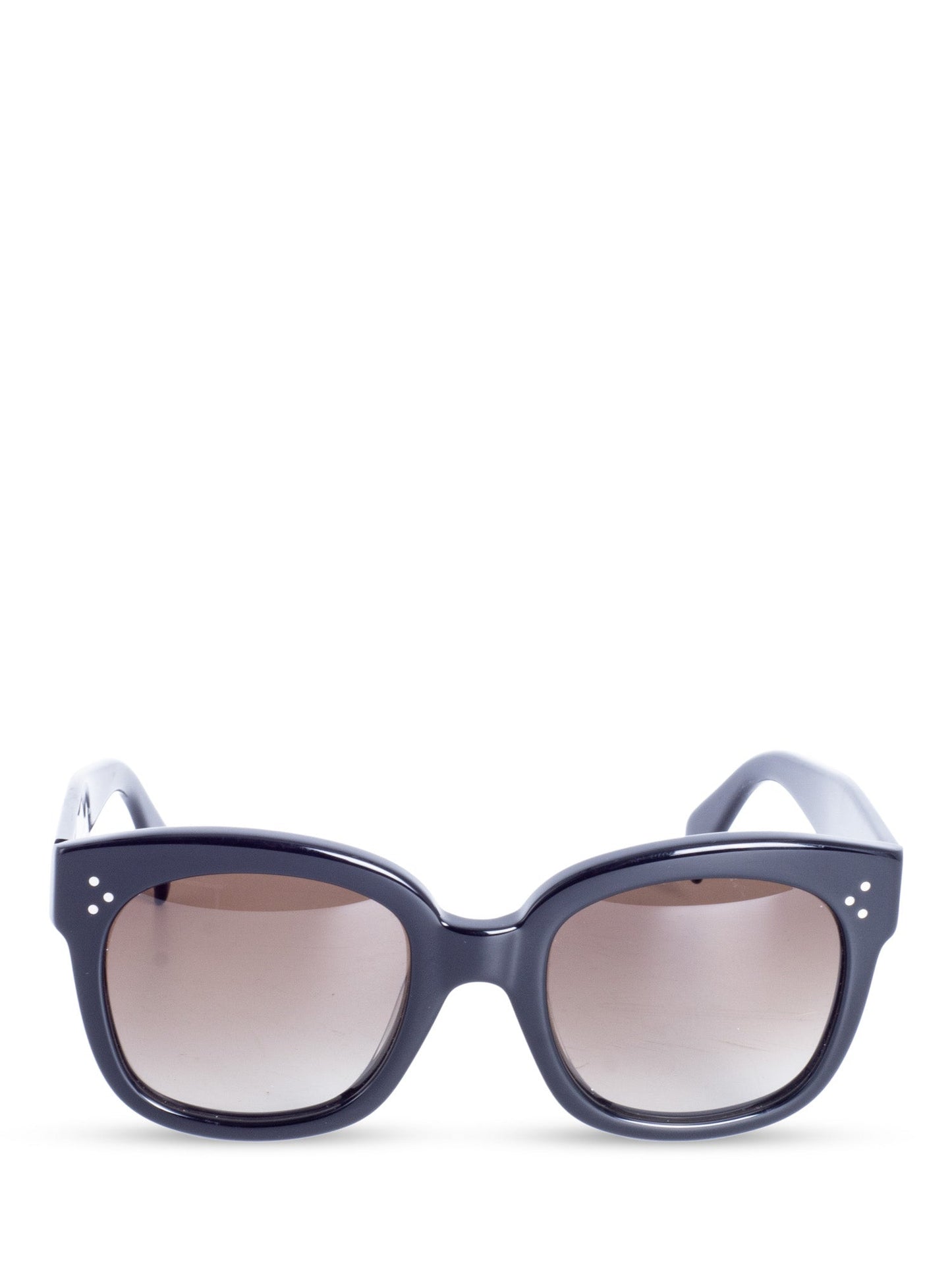 Luxury CELINE Wayfarer Gradient Lenses Sunglasses Black Grey