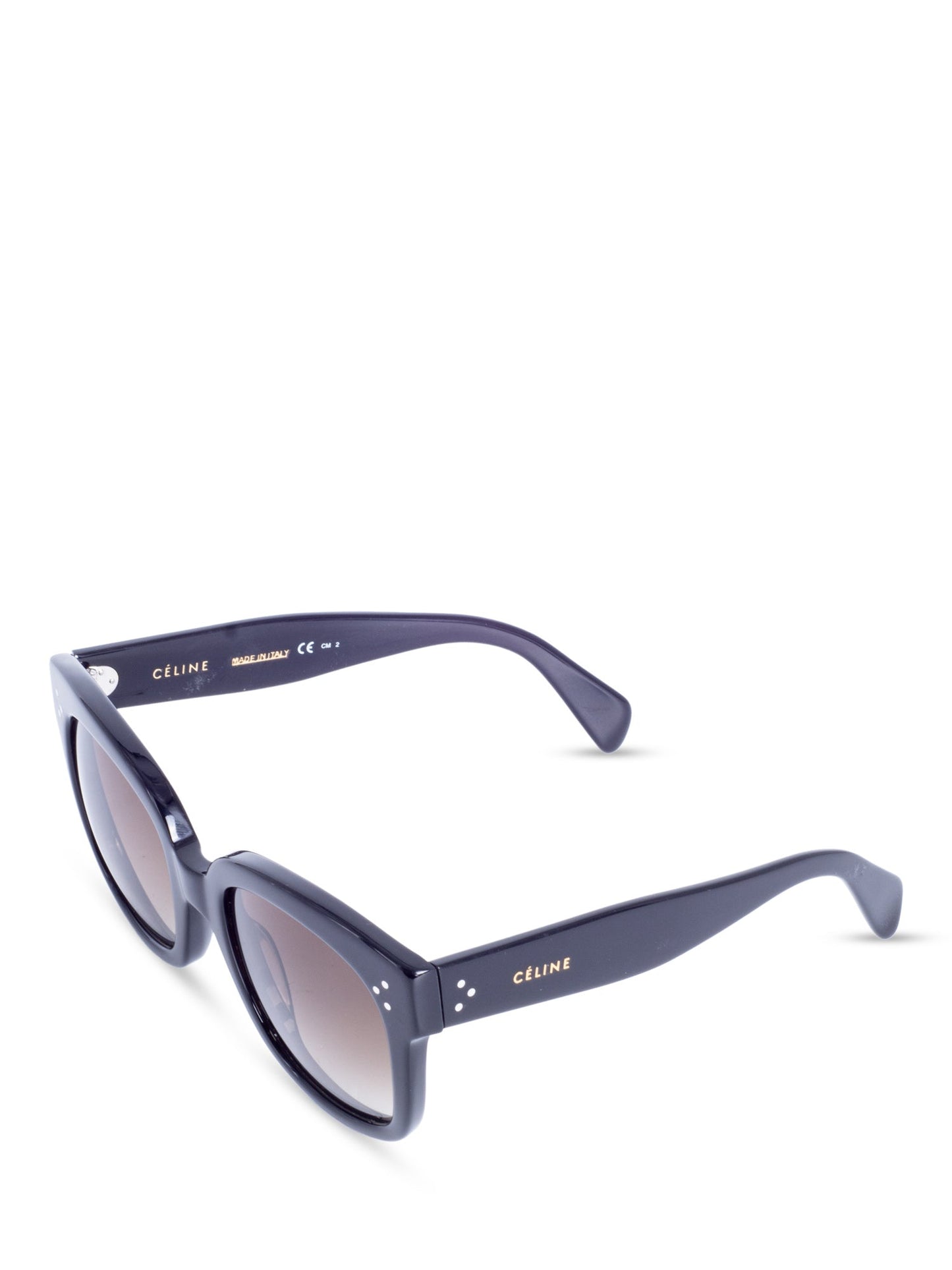 Luxury CELINE Wayfarer Gradient Lenses Sunglasses Black Grey