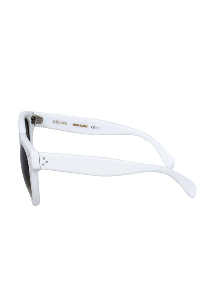 Luxury CELINE - White Round Sunglasses