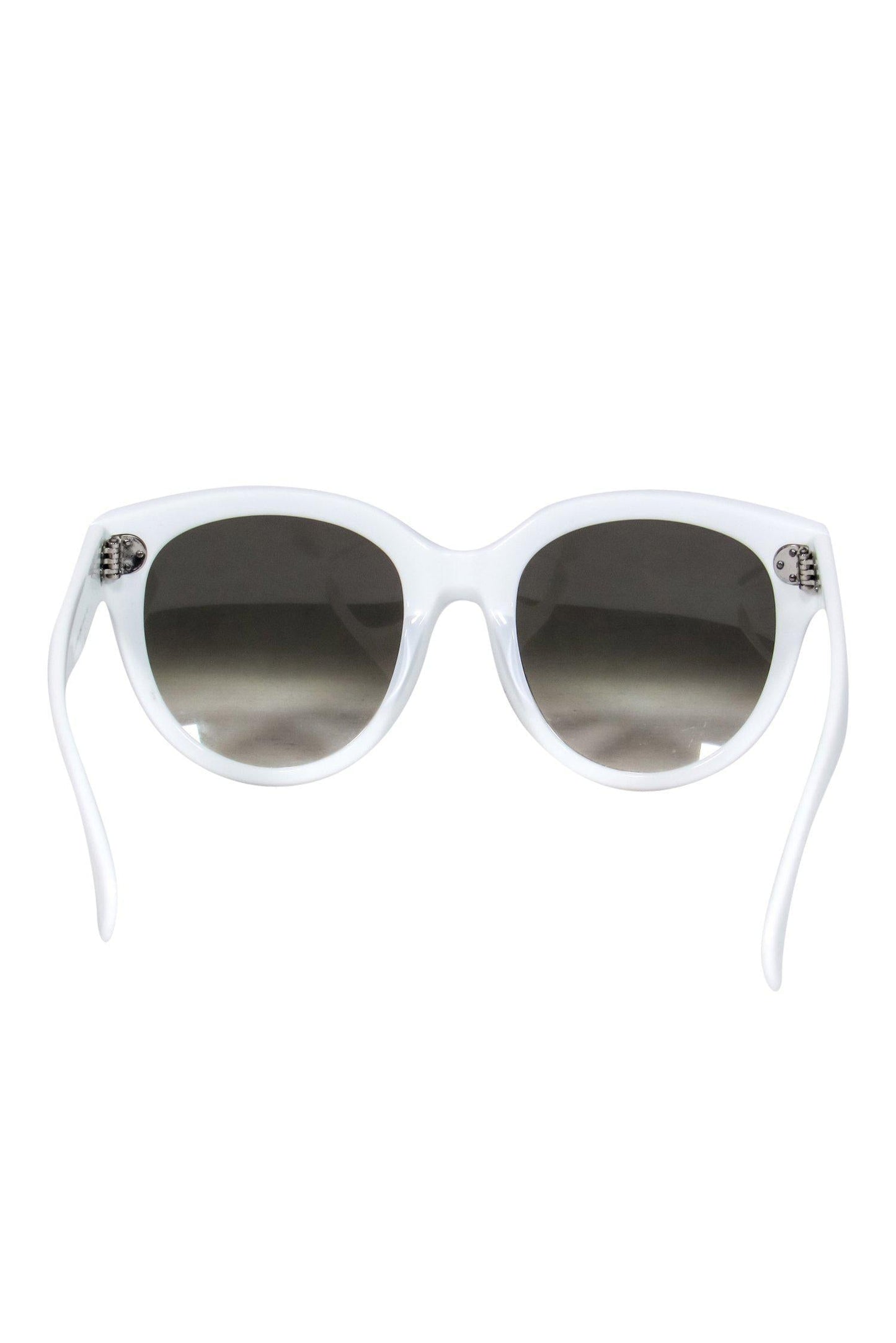 Luxury CELINE - White Round Sunglasses