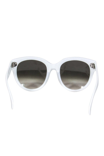 Luxury CELINE - White Round Sunglasses