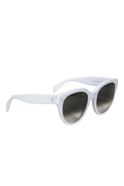 Luxury CELINE - White Round Sunglasses